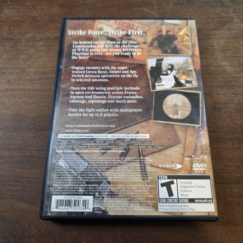 Sony PS2 Commandos Strike Force Game - Picture 4 of 4